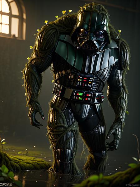 01655-1102451688-_lora_AIArtsChannel_swamp_monster_style_1_ 8k UHD, Photo by Nikon camera, masterpiece, (Darth Vader Swamp Monster Style), in a g.png